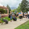 Image of students moving in