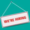 sign that reads we're hiring