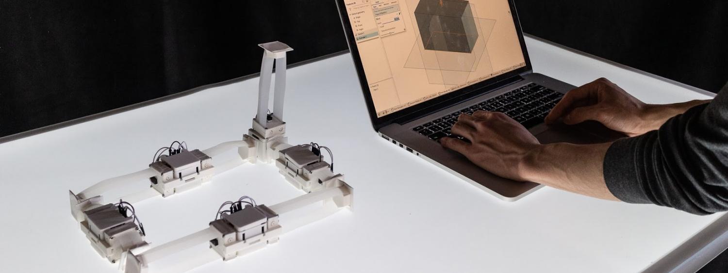 ShapeBots: a swarm of shape-shifting robots that visually display data ...