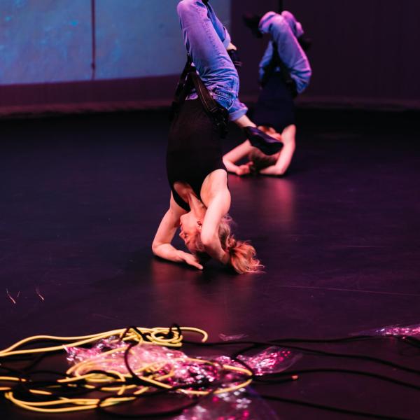 anna performing aerial dance