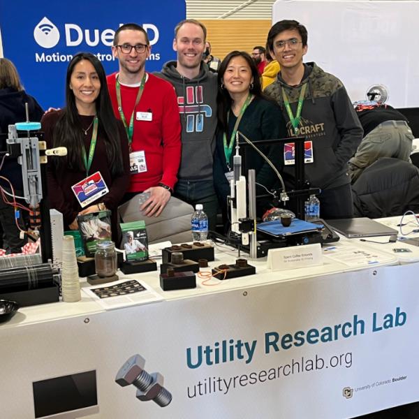 Utility Research Lab team at Rocky Mountain Rep Rap Festival