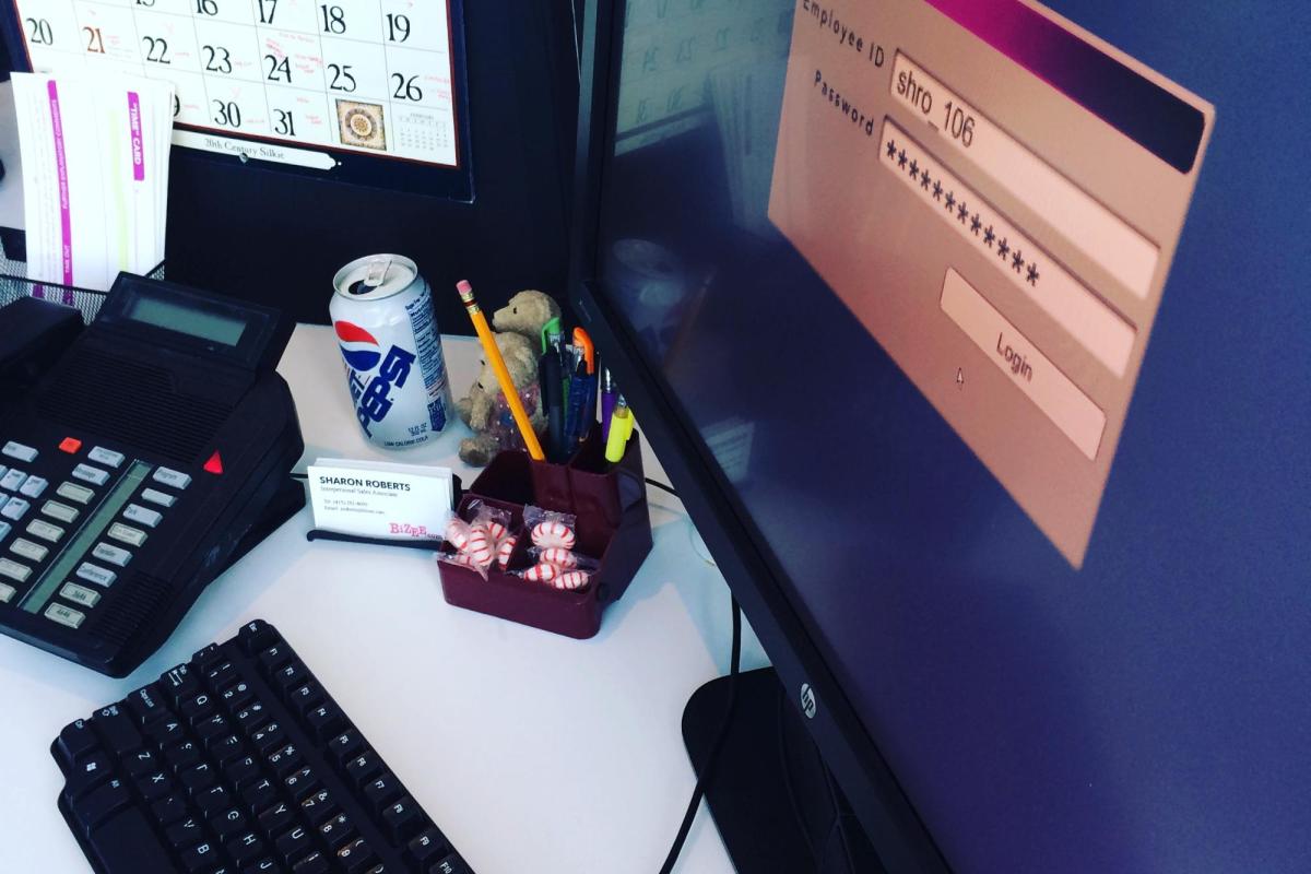 busy work and a keyboard