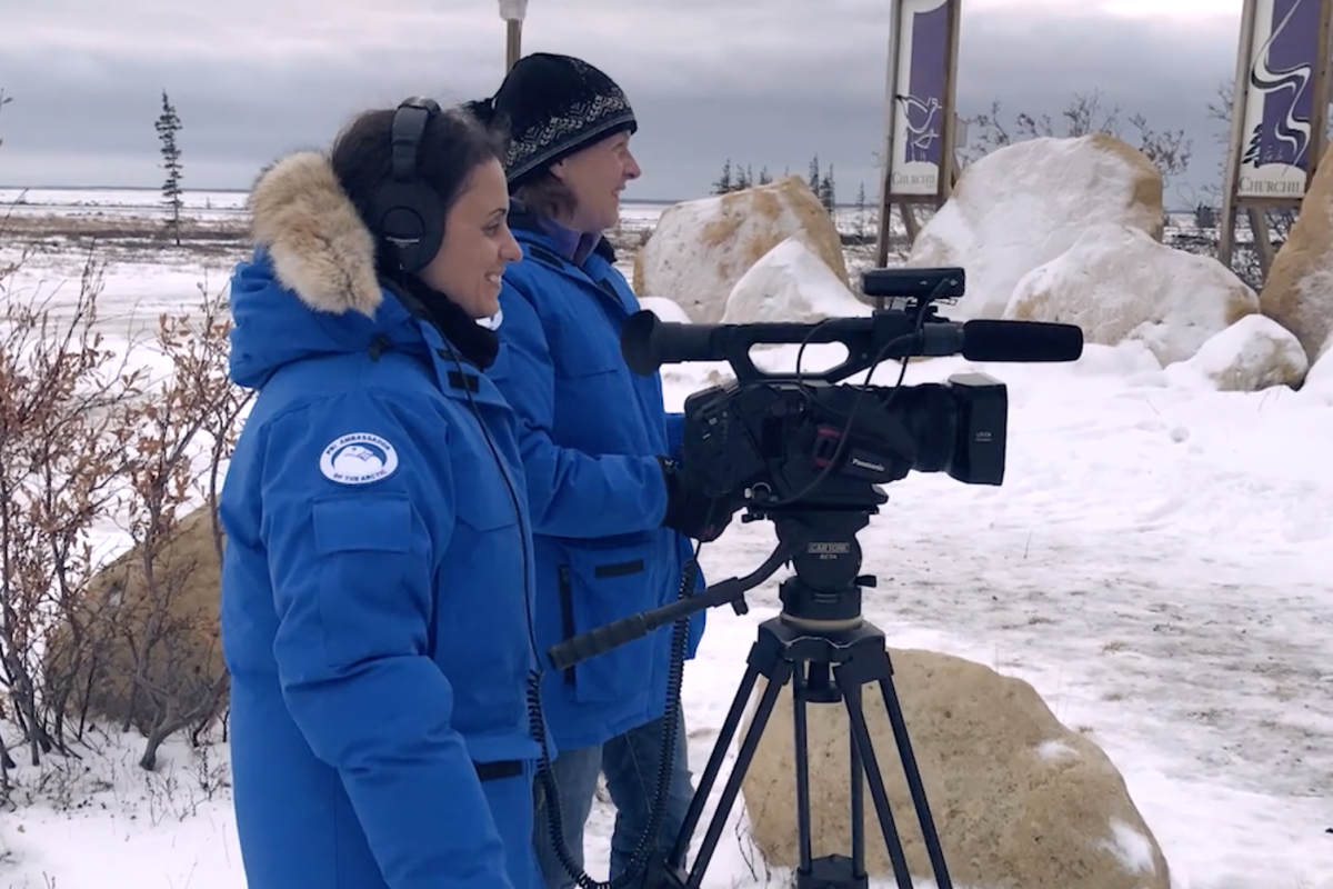 Barbara MacFerrin films in Churchill, Alaska