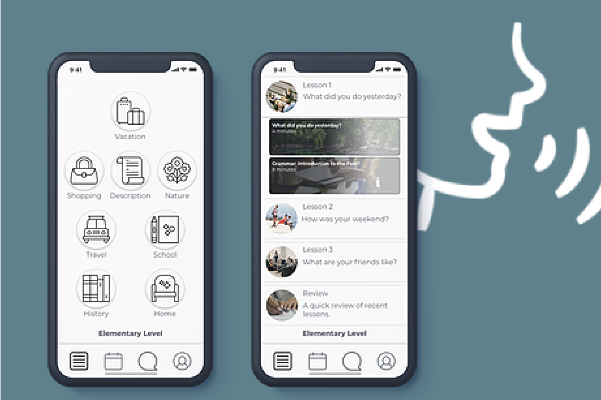 mobile language app