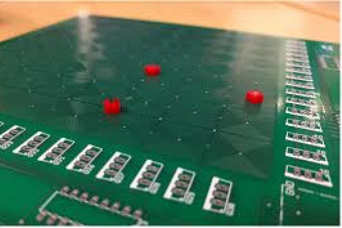 circuit board with moveable magnets