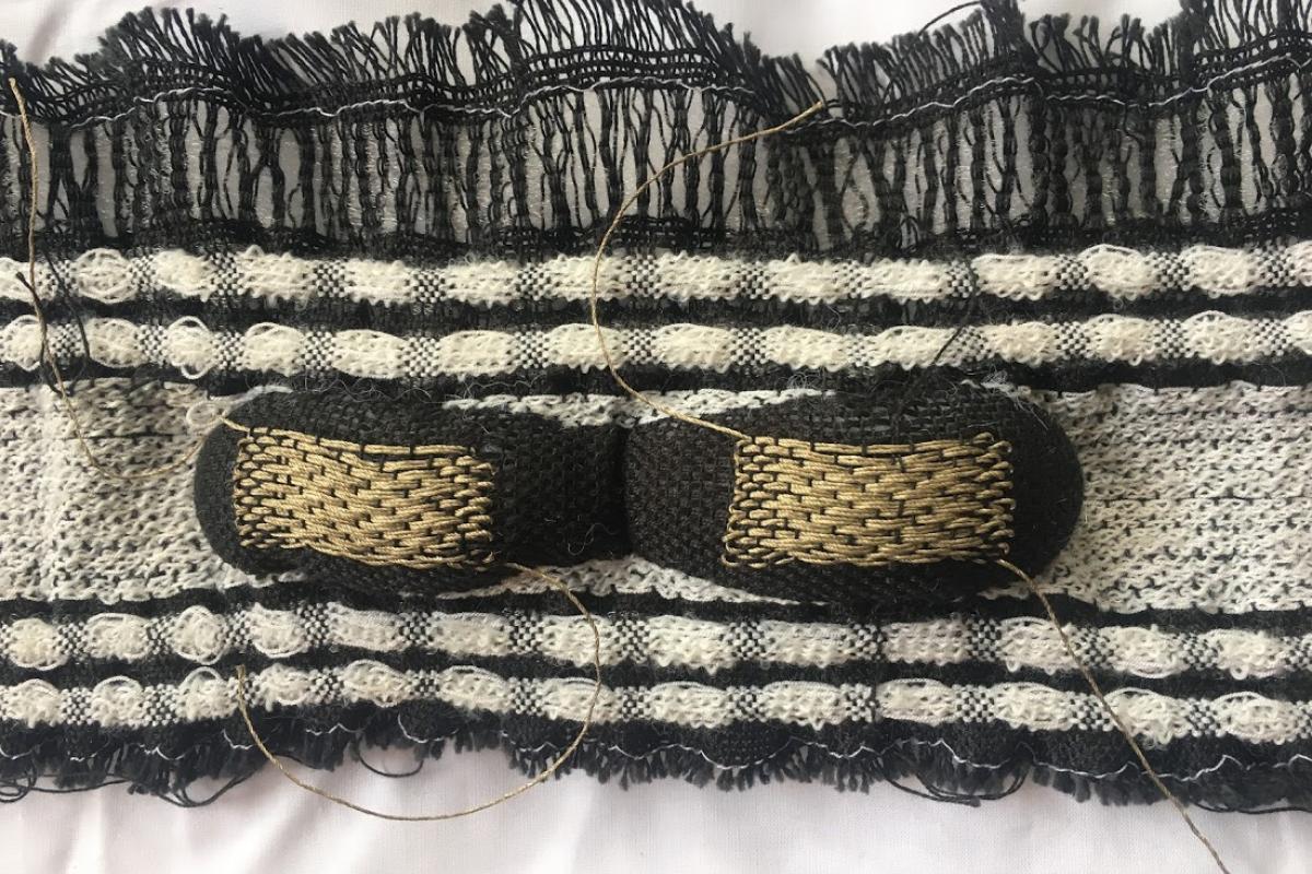 Photo of woven fabric