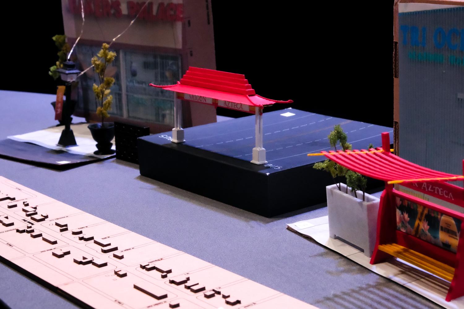 3D printed model of Saigon Azteca arch