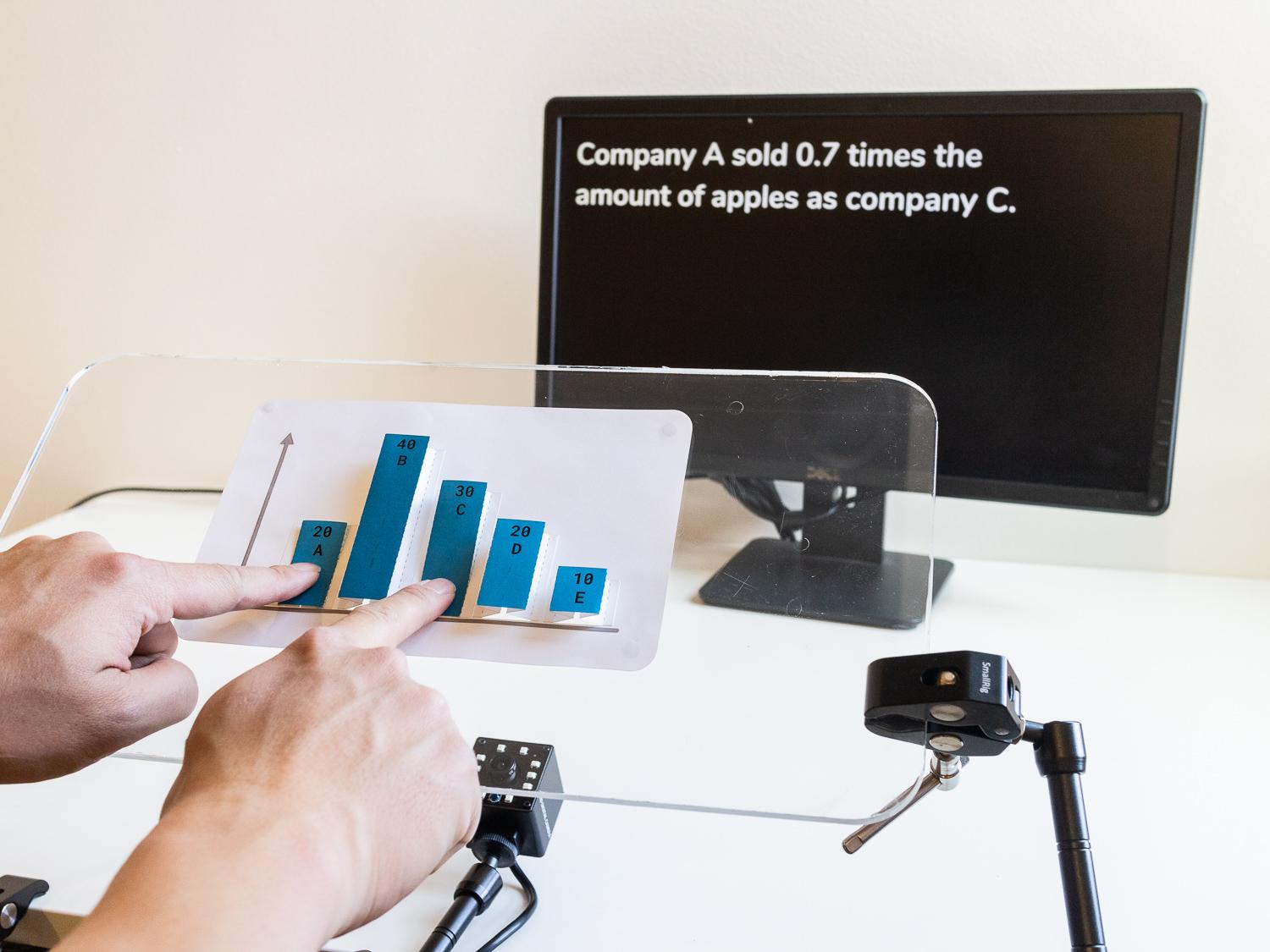 printed paper markers bar chart