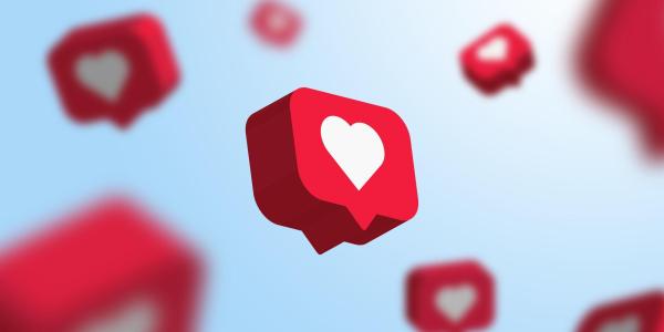 stylized social media like notifications