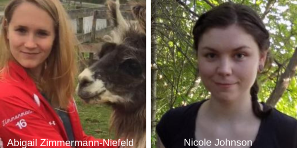 Nicole Johnson and Abigail Zimmermann-Niefeld