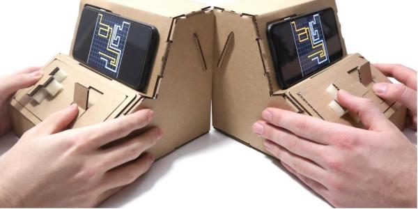 cardboard controls for gaming