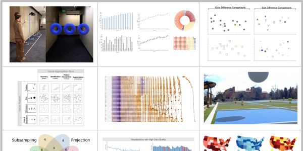 Composite image of multiple data visualizations