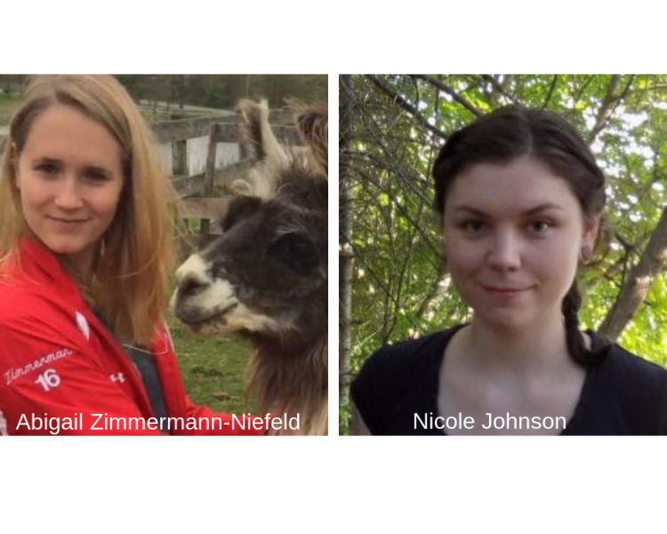 Nicole Johnson and Abigail Zimmermann-Niefeld