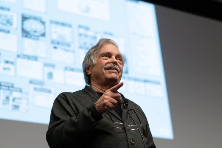Alan Kay speaking at ATLAS.