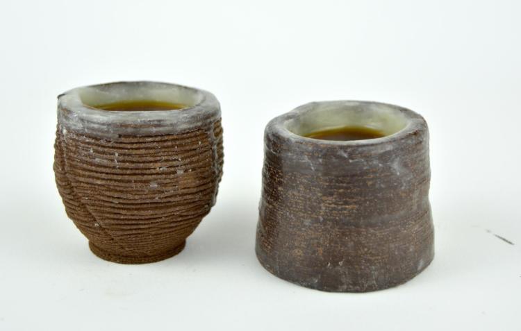 Rivera's 3D printed cups made from coffee grounds