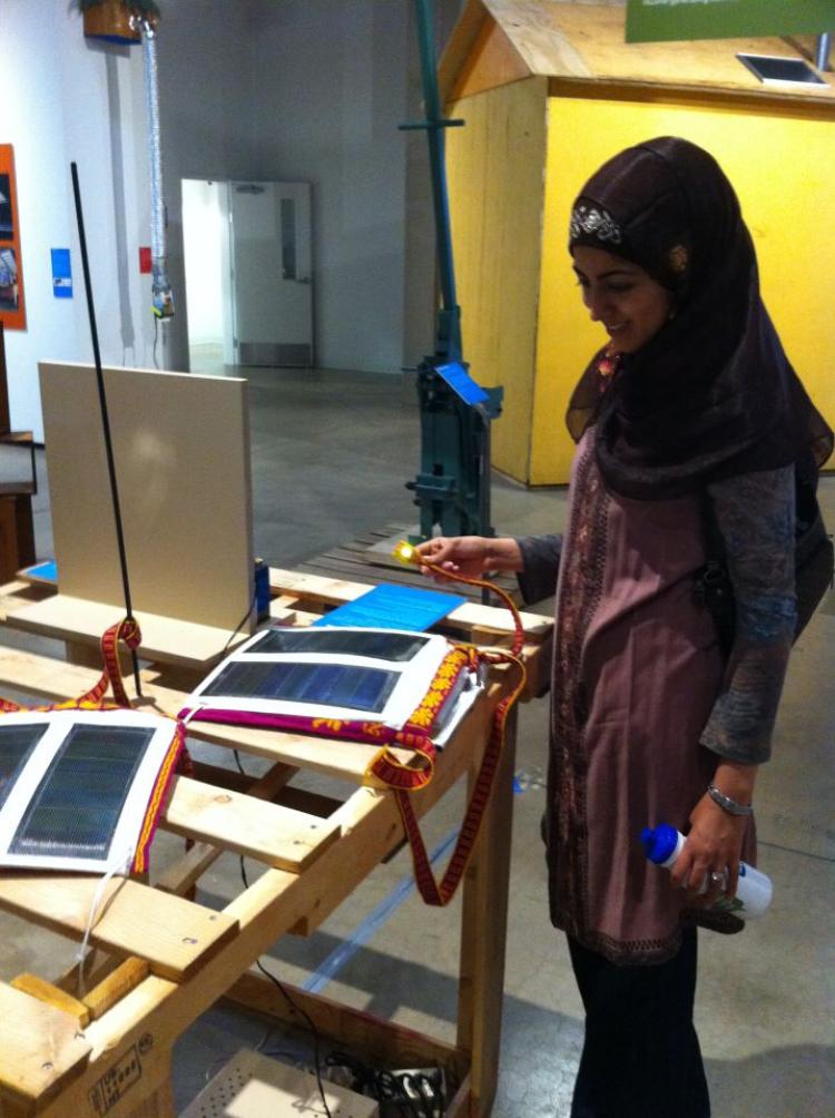 Maryam Moghaddam-Zadeh working in Tehran