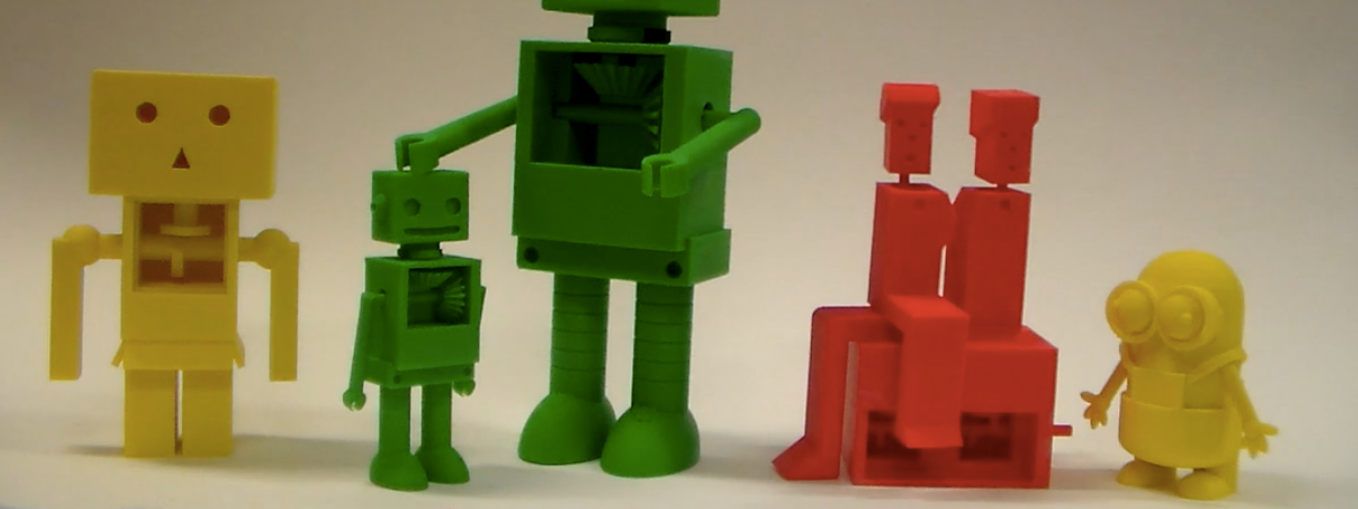 Photo of small plastic robots