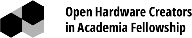 Open Hardware Creators in Academia Fellowship logo