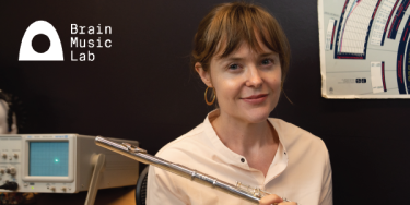 Brain Music Lab director Grace Leslie