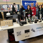 Utility Research Lab team at their table