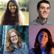 portraits of 6 student award winners from May 2022