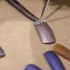 Examples of biodegradable press-on nails in various colors