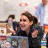 woman attending t9hackathon