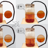 Photo series of SCOBY growth with corresponding musical notes