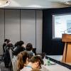 Clement presenting his research at the DIS '19 conference.