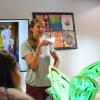 Lila Finch teaches workshop at ATLAS