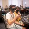 Colin Soguero in a Magic Leap AR headset.