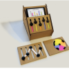 Toolkit made from cardboard to foster children’s data visualization literacy