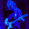 Michael Theodore plays electric guitar in a sold-out show at Issue Project Room in Brooklyn on June 26.