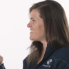 Heather Underwood testing an endoscope 