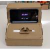 tiny cardboard arcade game on table