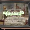 whaaat festival logo on an old school television set