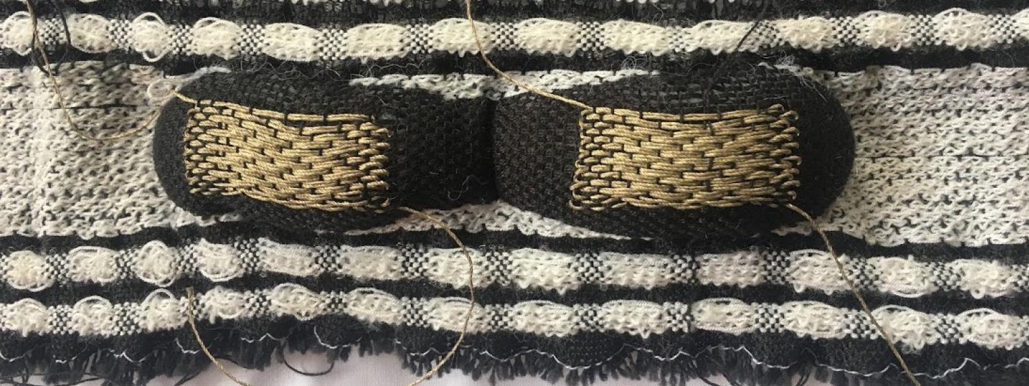 Photo of woven fabric