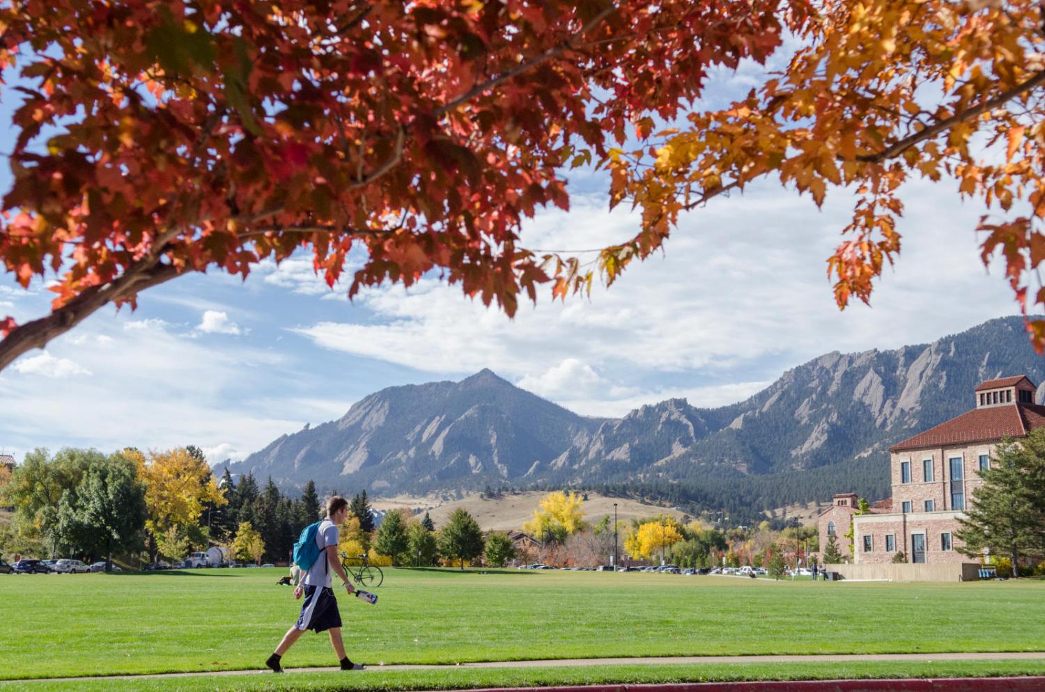 Campus flatirons fall