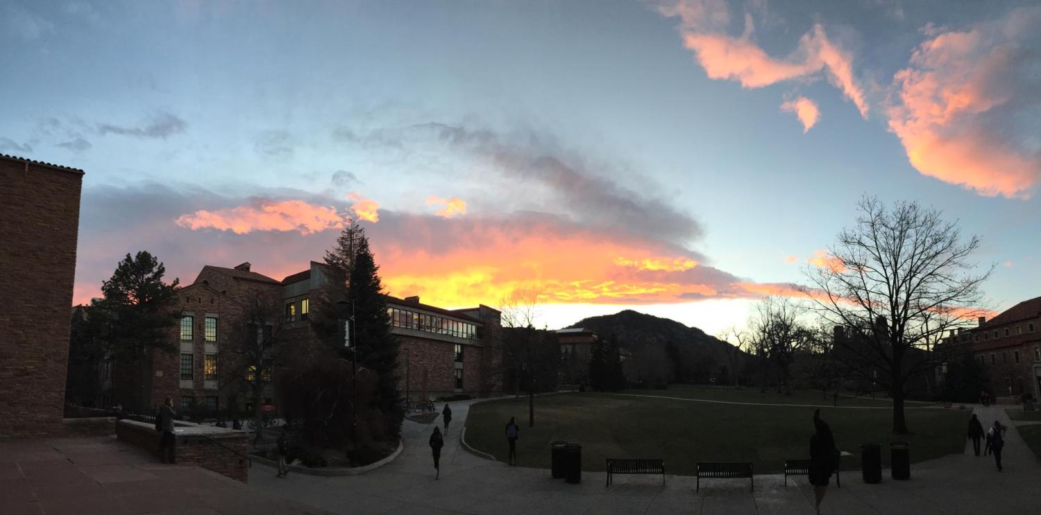 Norlin Quad at Sunset