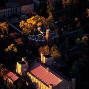 Aerial view of Old Main Chapel