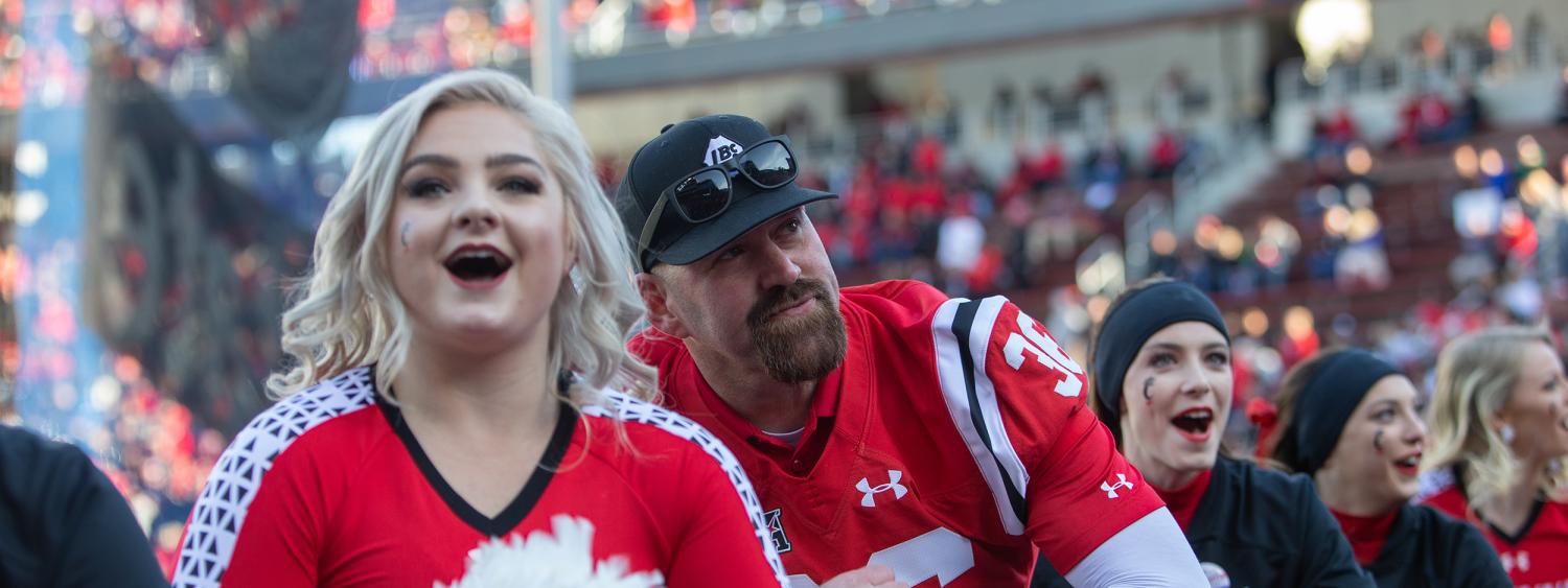 Cincinnati Bearcats fans at Homecoming game