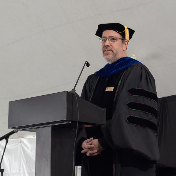 Chair, Jim Goodrich giving opening address