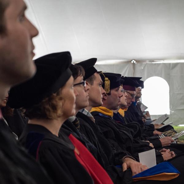 Biochemistry Faculty sitting