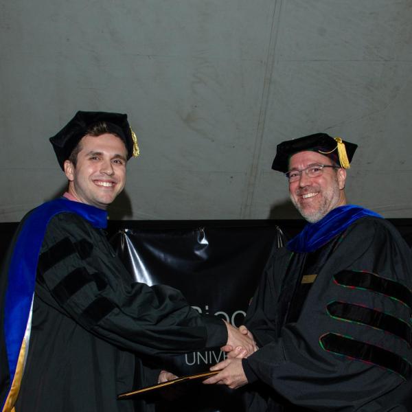 Chair, Jim Goodrich and Zachariah Holmes, Ph.D.