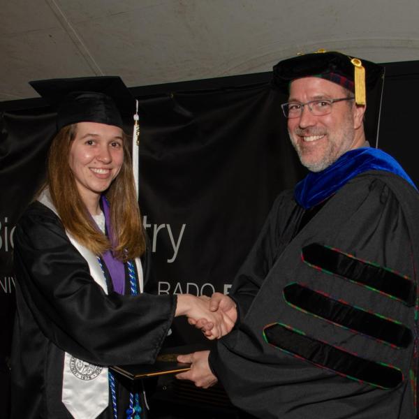 Chair, Jim Goodrich and Gena Rumsey, BA