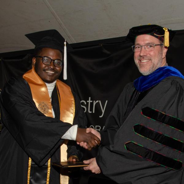 Chair, Jim Goodrich and Joseph Tandoh, BA