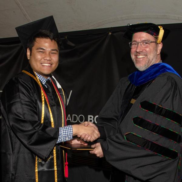 Chair, Jim Goodrich and Timothy Nguyen, BA