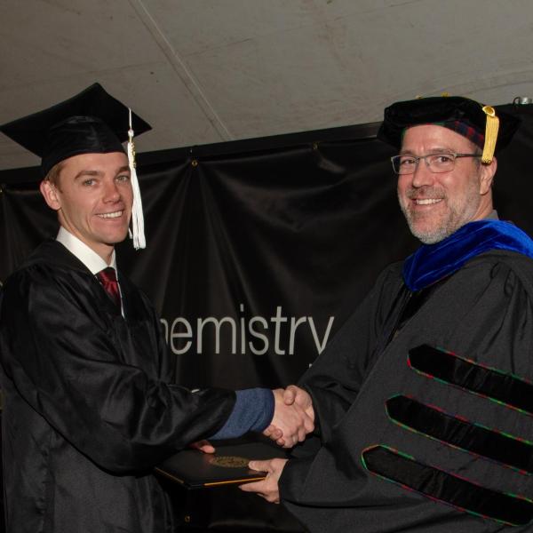 Chair, Jim Goodrich and Connor McNulty, BA