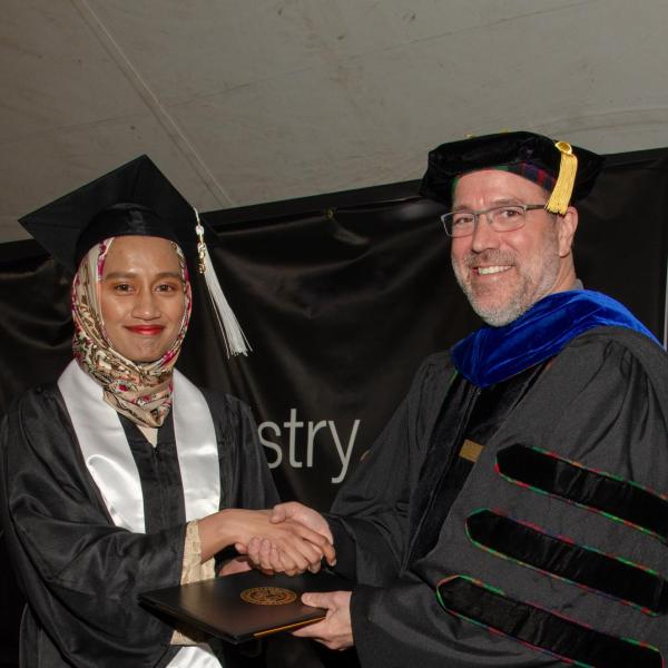 Chair, Jim Goodrich and Nur Ashykeen Mohd Fauzi, BA