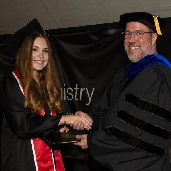 Chair, Jim Goodrich and Natalie Shultz, BA